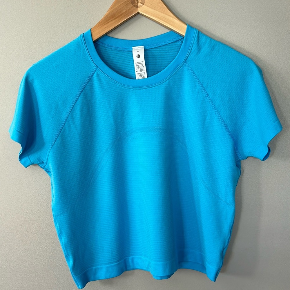 Lululemon Swiftly‎ Tech Short Sleeve *Race Length Sz 10